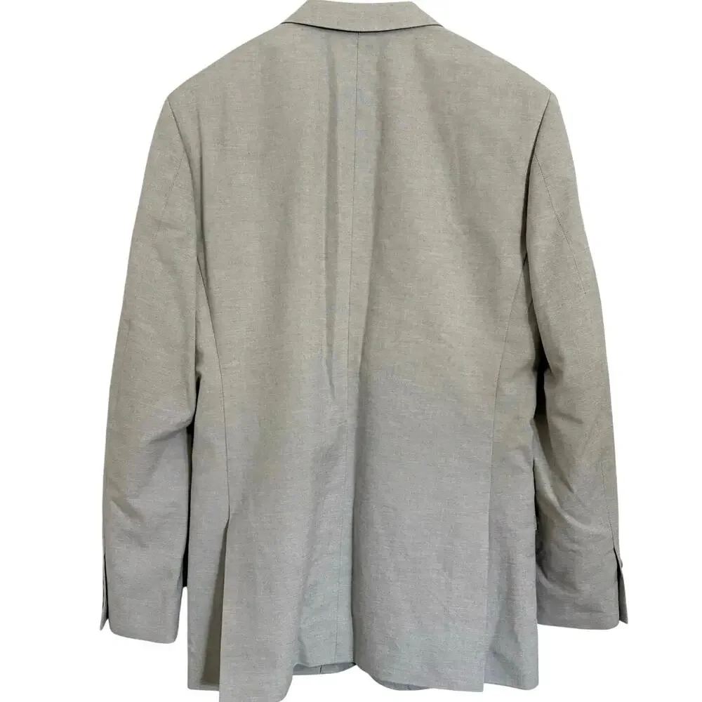 J. Crew Ludlow Suit Jacket Men’s Size 38R Carpini Made In Italy Gray Business